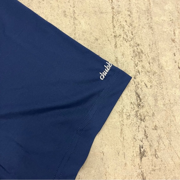 Chubbies Shirt Mens XXL Short Sleeve Polo Navy Blue American Flag 2XL - Picture 7 of 9